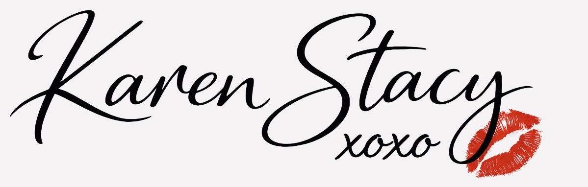 Karen Stacy — XOXO and red kiss